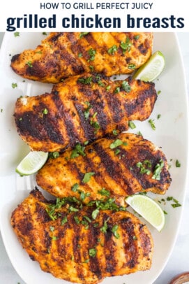 pinterest image for How to Grill Chicken Breast Flawlessly Every Time