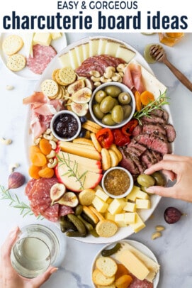pinterest image for Easy & Gorgeous Charcuterie Board Ideas
