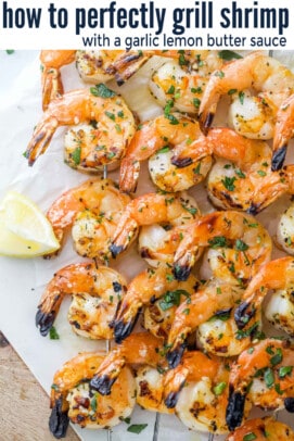 pinterest image for Remaining How to Grill Shrimp Perfectly Every Time