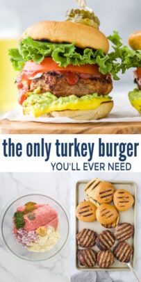 pinterest image for The Only Turkey Burger Recipe You'll Ever Need