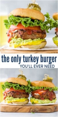 pinterest image for The Only Turkey Burger Recipe You'll Ever Need