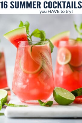 pinterest image for 16 Summer Cocktails You Have to Try