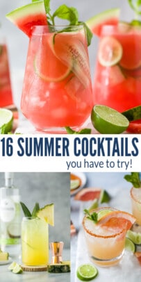 pinterest image for 16 Summer Cocktails You Have to Try