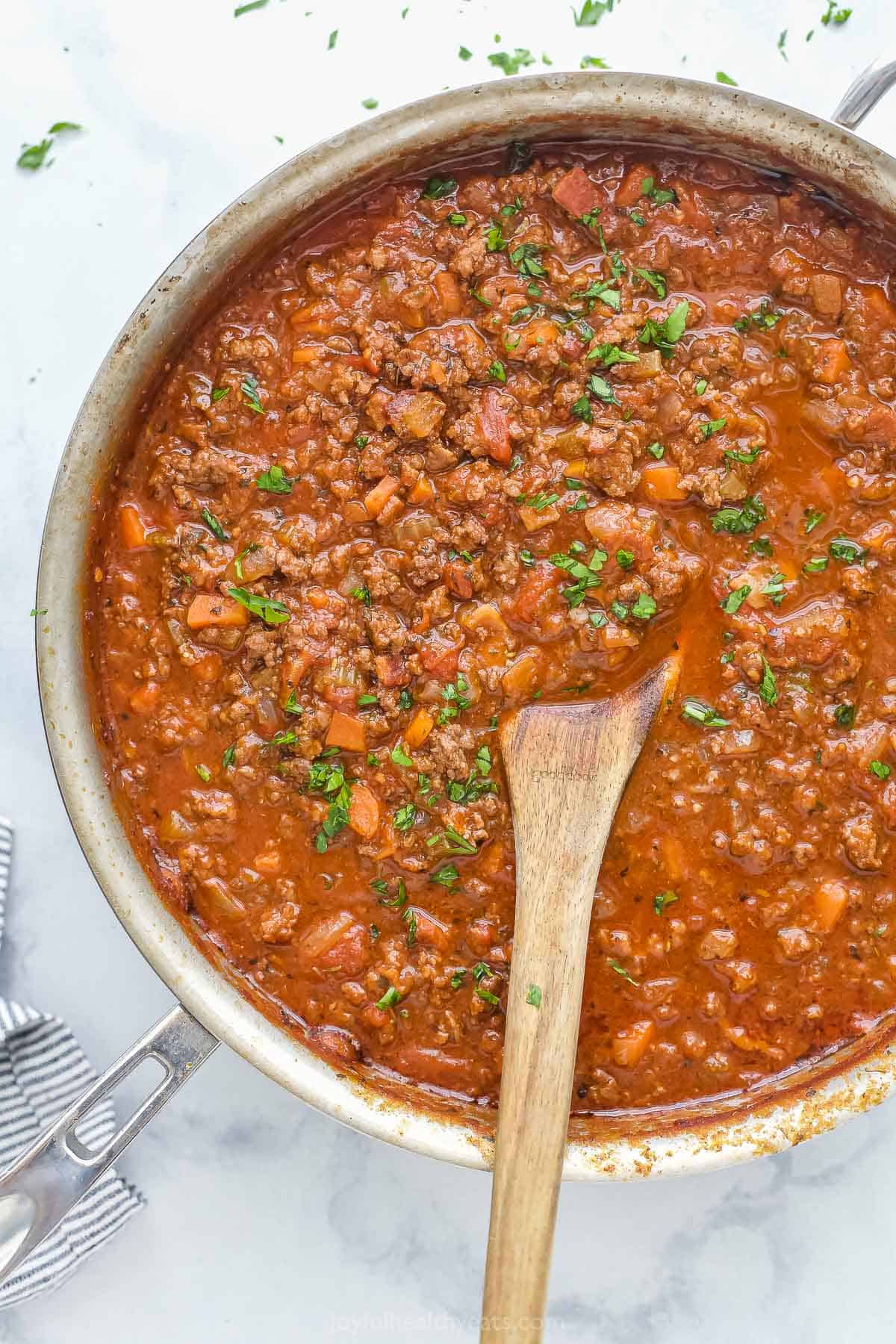 Homemade Ragu Sauce Joyful Healthy Eats Ethical Today
