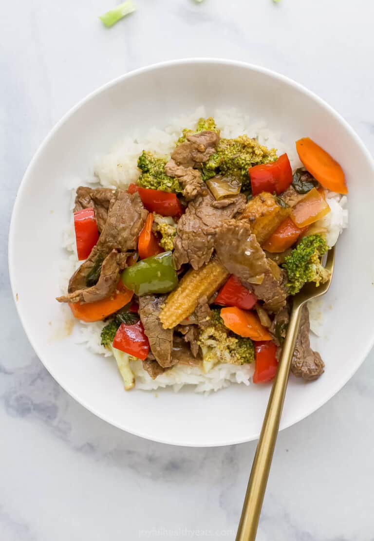 Easy Hunan Beef Recipe | Joyful Healthy Eats