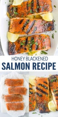 pinterest image for The Best Blackened Blackened Salmon