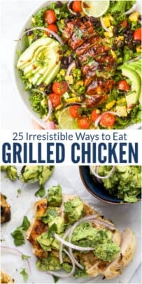 pinterest image for 25 Irresistible Grilled Chicken Recipes