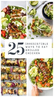pinterest image 25 Irresistible Grilled Chicken Recipes