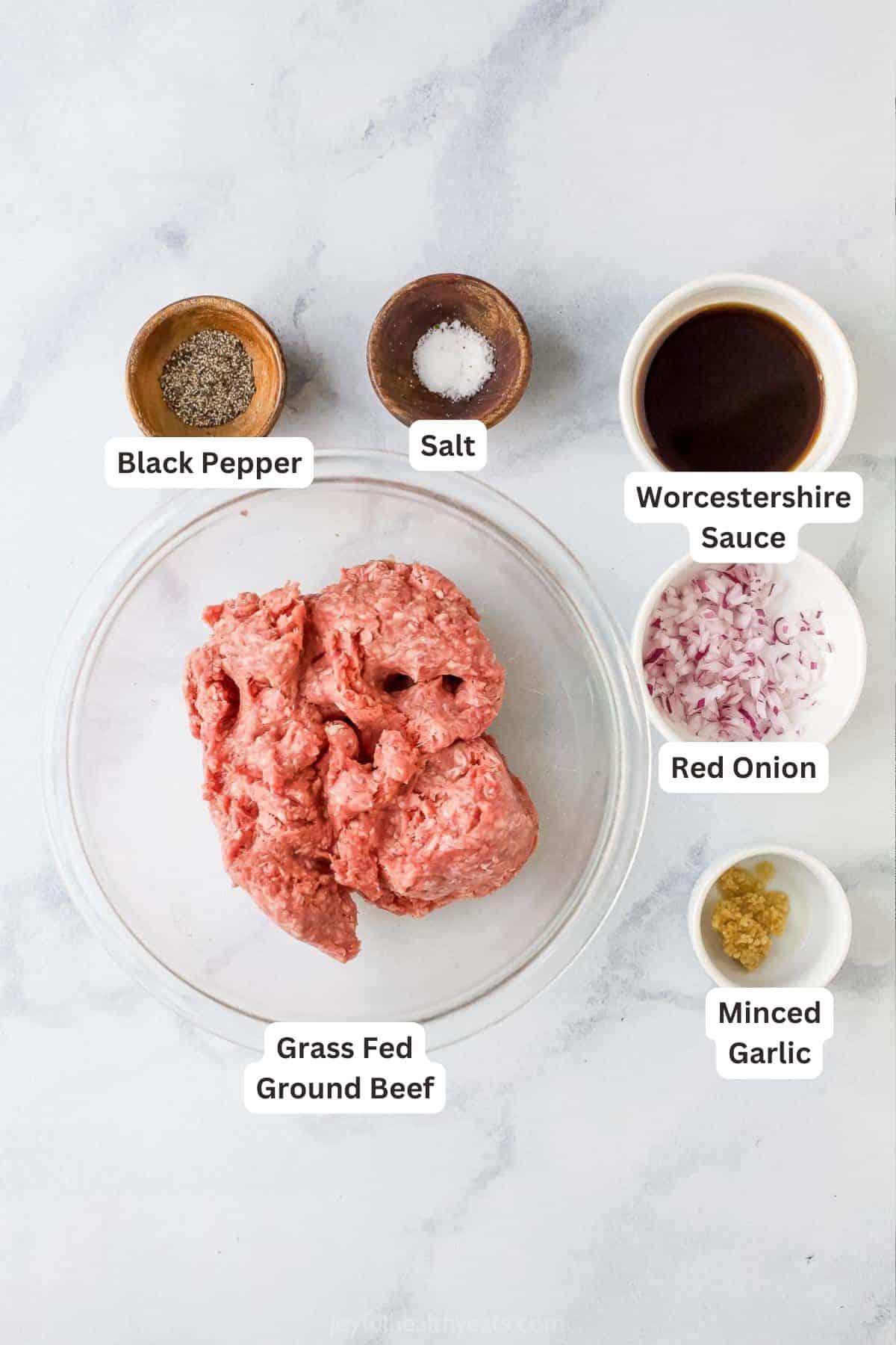 Here's how to cook the juiciest burger in the most simple way - the air fryer! Using an air fryer eliminates a greasy mess in the kitchen. Ingredients for Juicy Air Fryer Burgers.