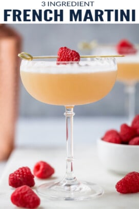 pinterest image for French Martini