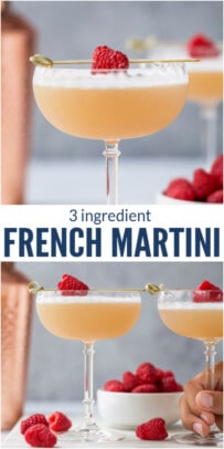 pinterest image for French Martini