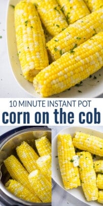 pinterest image 10 Minute Instant Pot Corn on the Cob