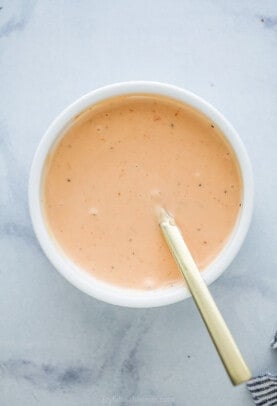 Boom boom sauce in a bowl.