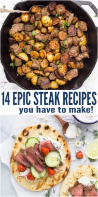 pinterest image for 14 Epic Steak Recipe you Have to Make