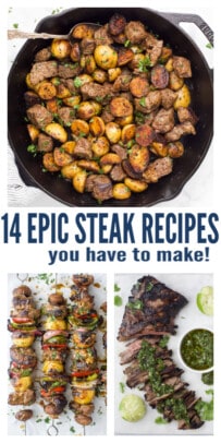 pinterest image for 14 Epic Steak Recipe you Have to Make