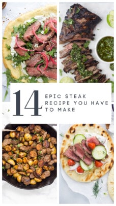 pinterest image for 14 Epic Steak Recipe you Have to Make