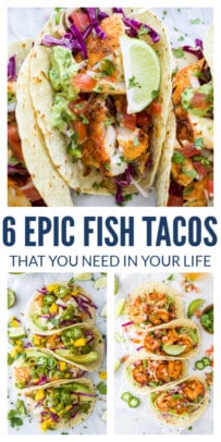 pinterest image for 6 Epic Fish Taco Recipes – How to Make Flawless Fish Tacos