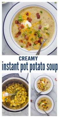 Instant Pot Potato Soup | Joyful Healthy Eats