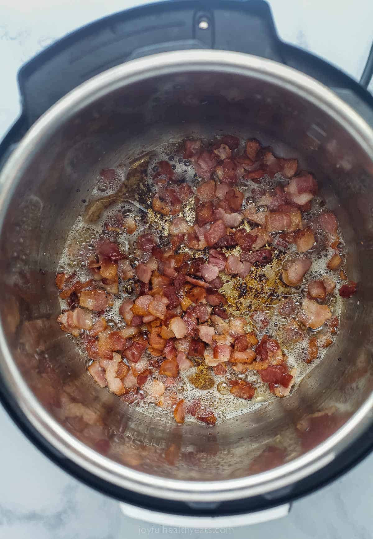 crisping bacon in an Instant Pot