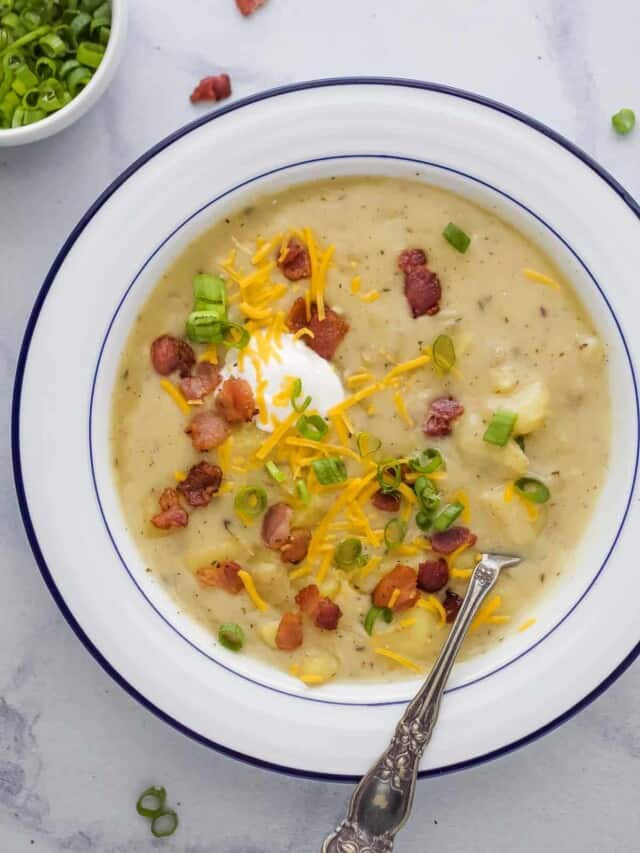 The Best Instant Pot Potato Soup Recipe - Joyful Healthy Eats