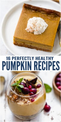 pinterest image for 16 Perfect Pumpkin Recipes - Easy Pumpkin Recipes for Fall!