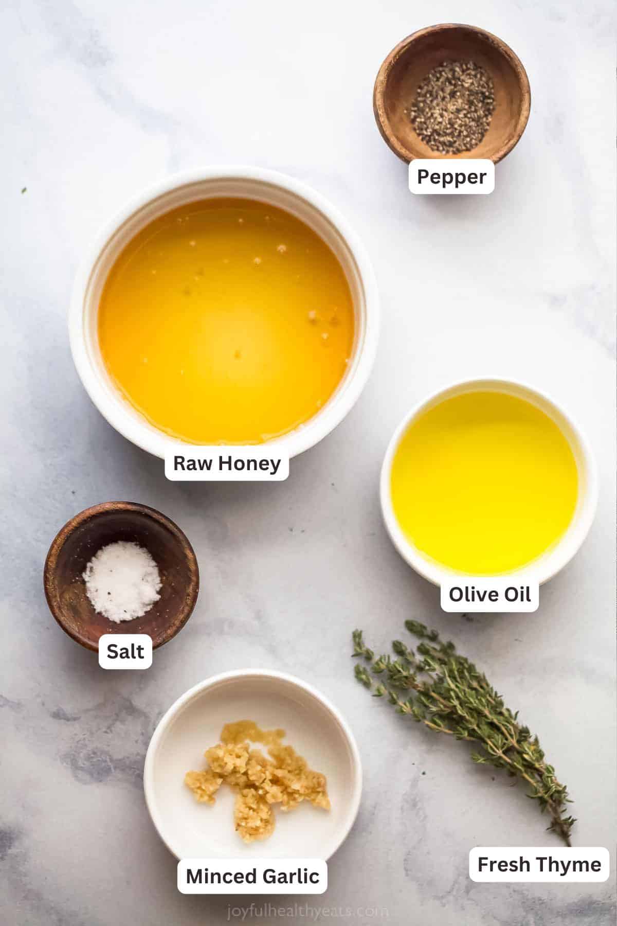 Ingredients for The Most Delicious Honey Glazed Carrots.