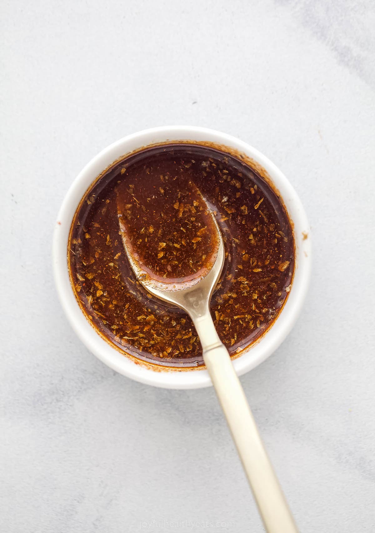 a small bowl with seasoning mixture