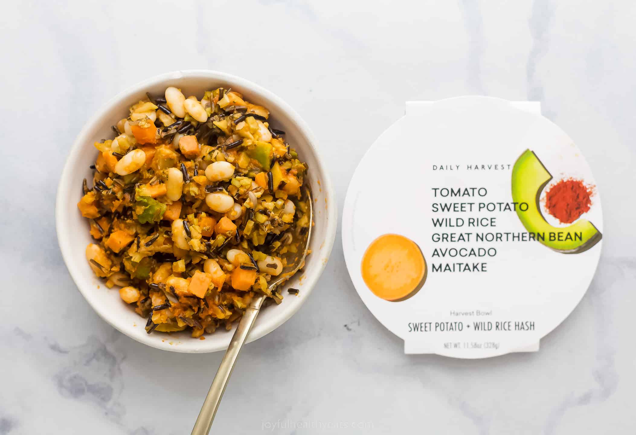 sweet potato + wild rice daily harvest bowl