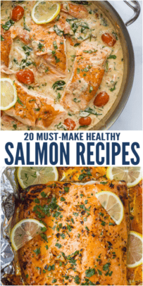 pinterest image for The Best 20 Healthy Salmon Recipes - Easy Dinner Ideas