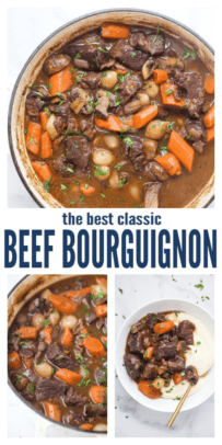 pinterest image for Beef Bourguignon