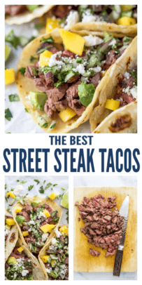 pinterest image for Steak Street Tacos