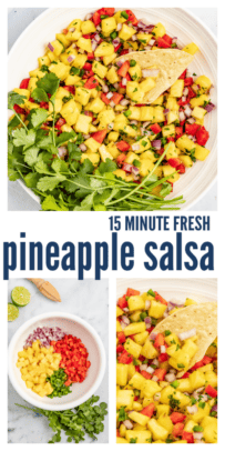 pinterest image for Pineapple Salsa