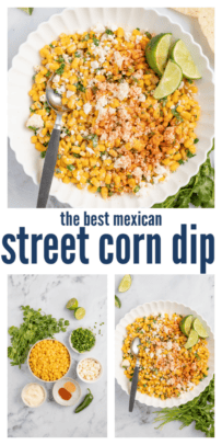 pinterest image for Mexican Street Corn Dip - 10-Minute Esquites!