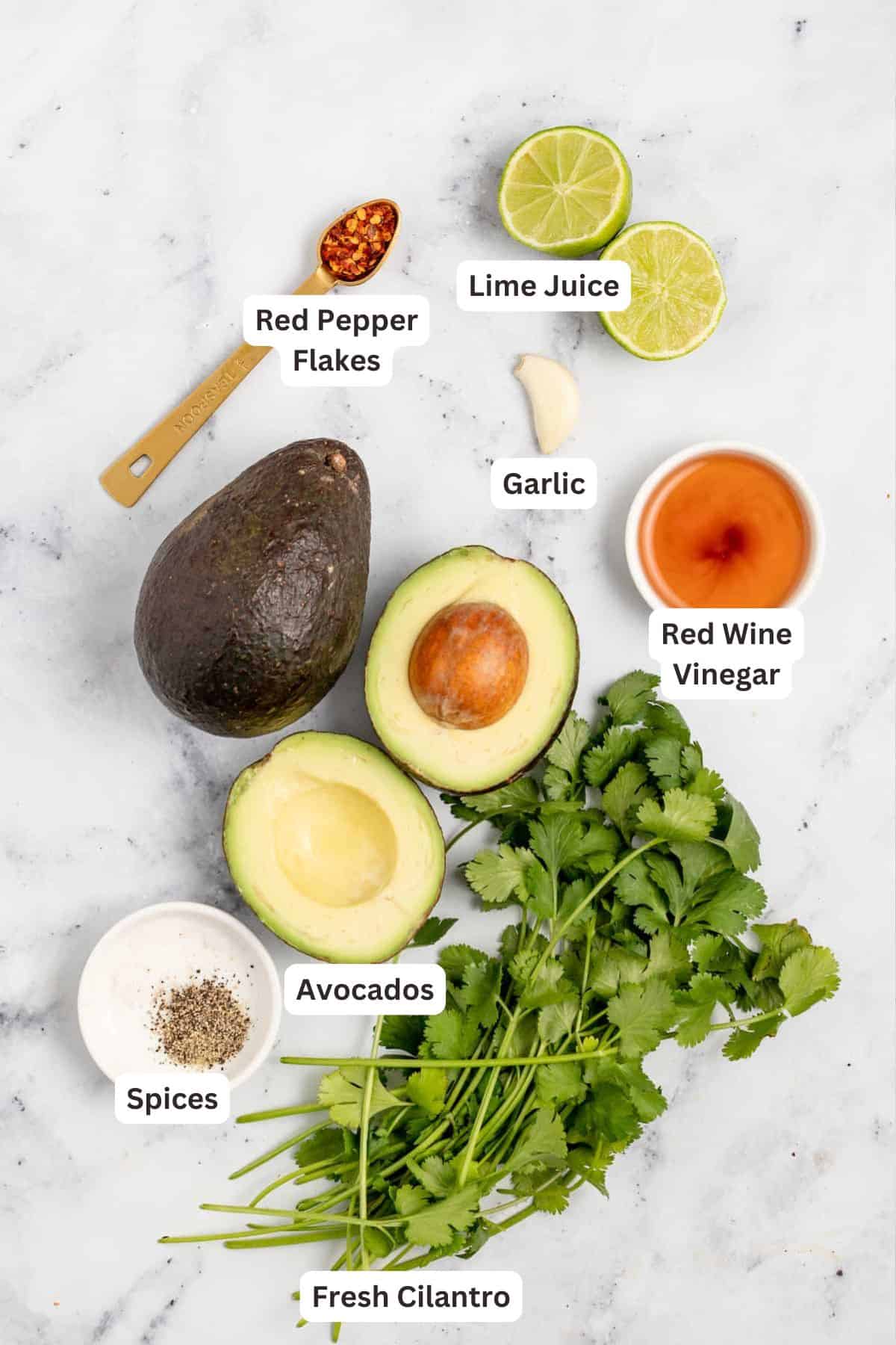 Ingredients for Pork Carnitas Tacos.