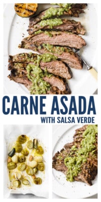 pinterest image for Carne Asada Recipe