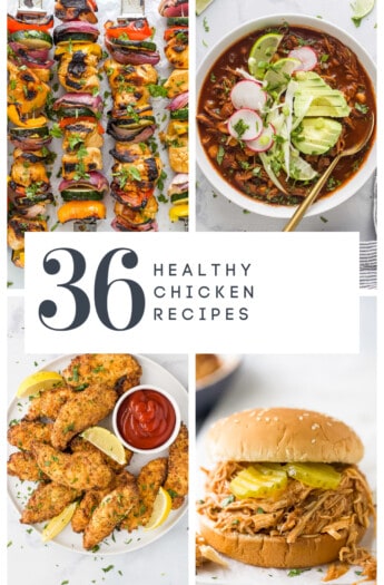 pinterest image for 36 of the Best Healthy Chicken Recipes