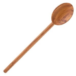 Eddington 50002 Italian Olive Wood Cooking Spoon, Handcrafted in Europe, 12-Inches