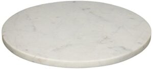 Creative Co-op DA6159 Marble Cheese/Cutting Board, Large, White