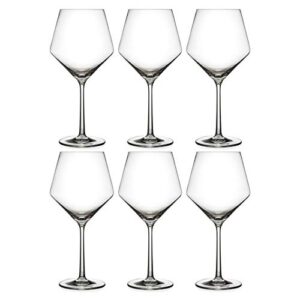 Schott Zwiesel Tritan Crystal Glass Pure Stemware Collection Burgundy Red Wine Glass, 23.4-Ounce, Set of 4