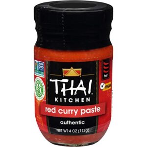 Thai Kitchen Gluten Free Red Curry Paste, 4 oz, Pack of 6