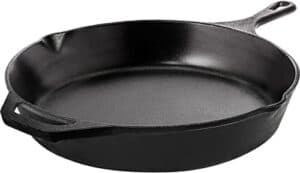 Utopia Kitchen Pre-Seasoned Cast Iron Skillet - 12.5 Inch - Black