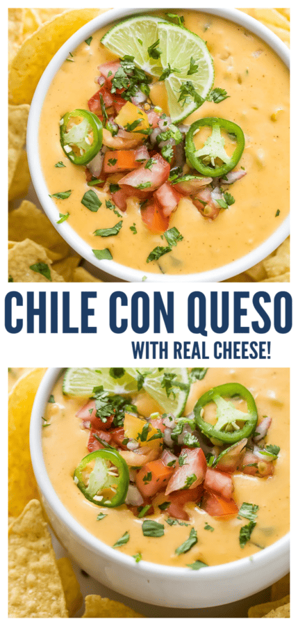 pinterest image for Chile con Queso