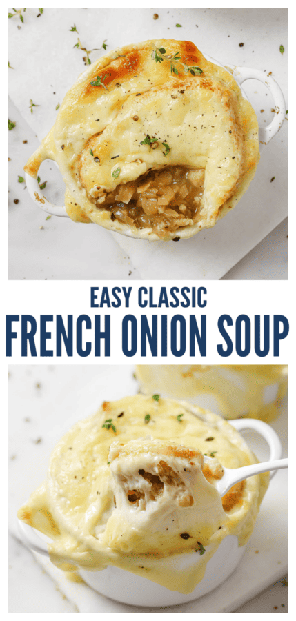 pinterest image for French Onion Soup