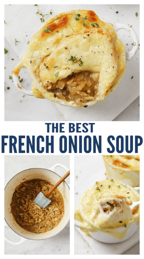 pinterest image for French Onion Soup