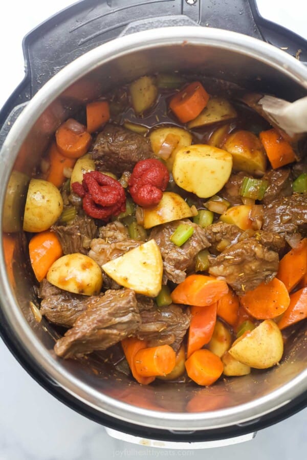 Instant Pot Beef Stew Recipe | Joyful Healthy Eats