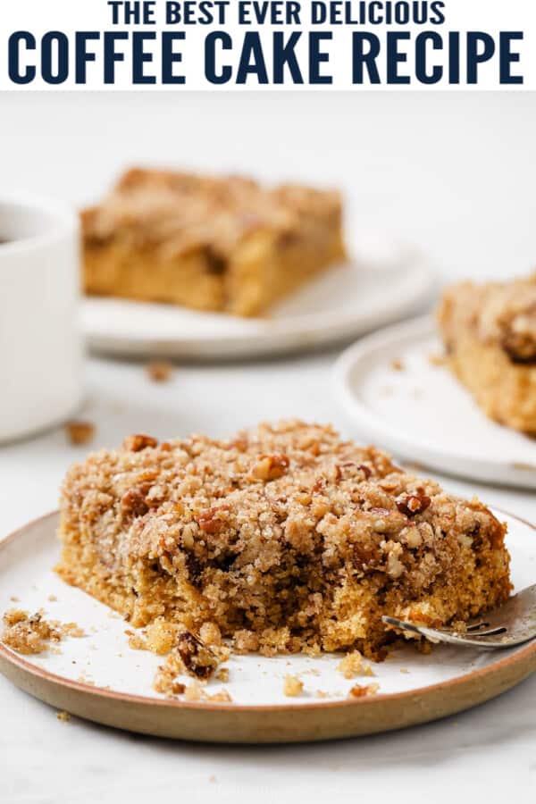 pinterest image for Coffee Cake Recipe