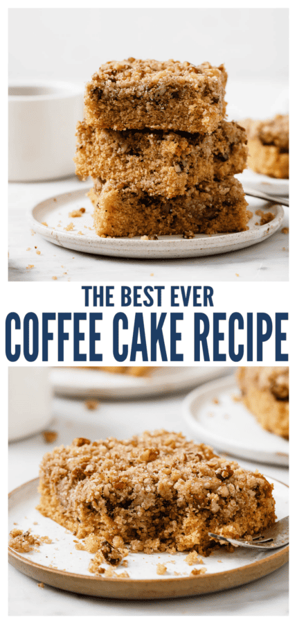 pinterest image for Coffee Cake Recipe