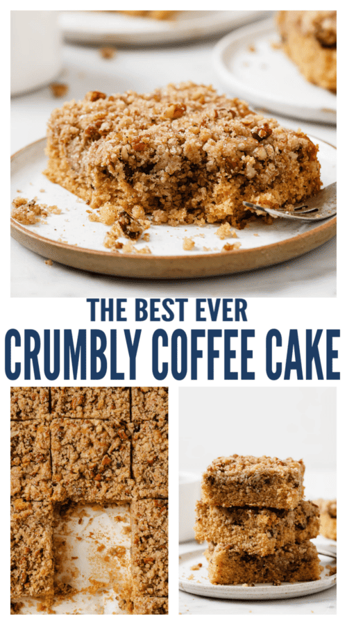 pinterest image for Coffee Cake Recipe