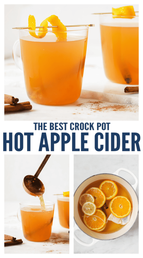 pinterest image for Crock، Hot Apple Cider