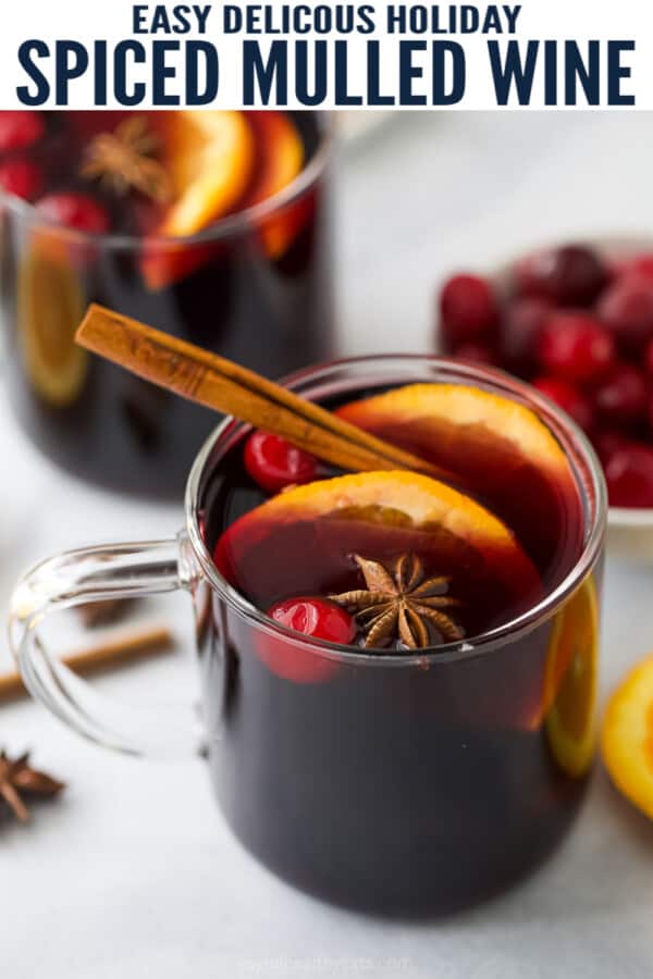 Slow Cooker Spiced Mulled Wine - Nutmeg Nanny